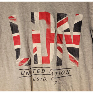 Cedar Wood State Mens London England Flag United Nations T Shirt Size Sm